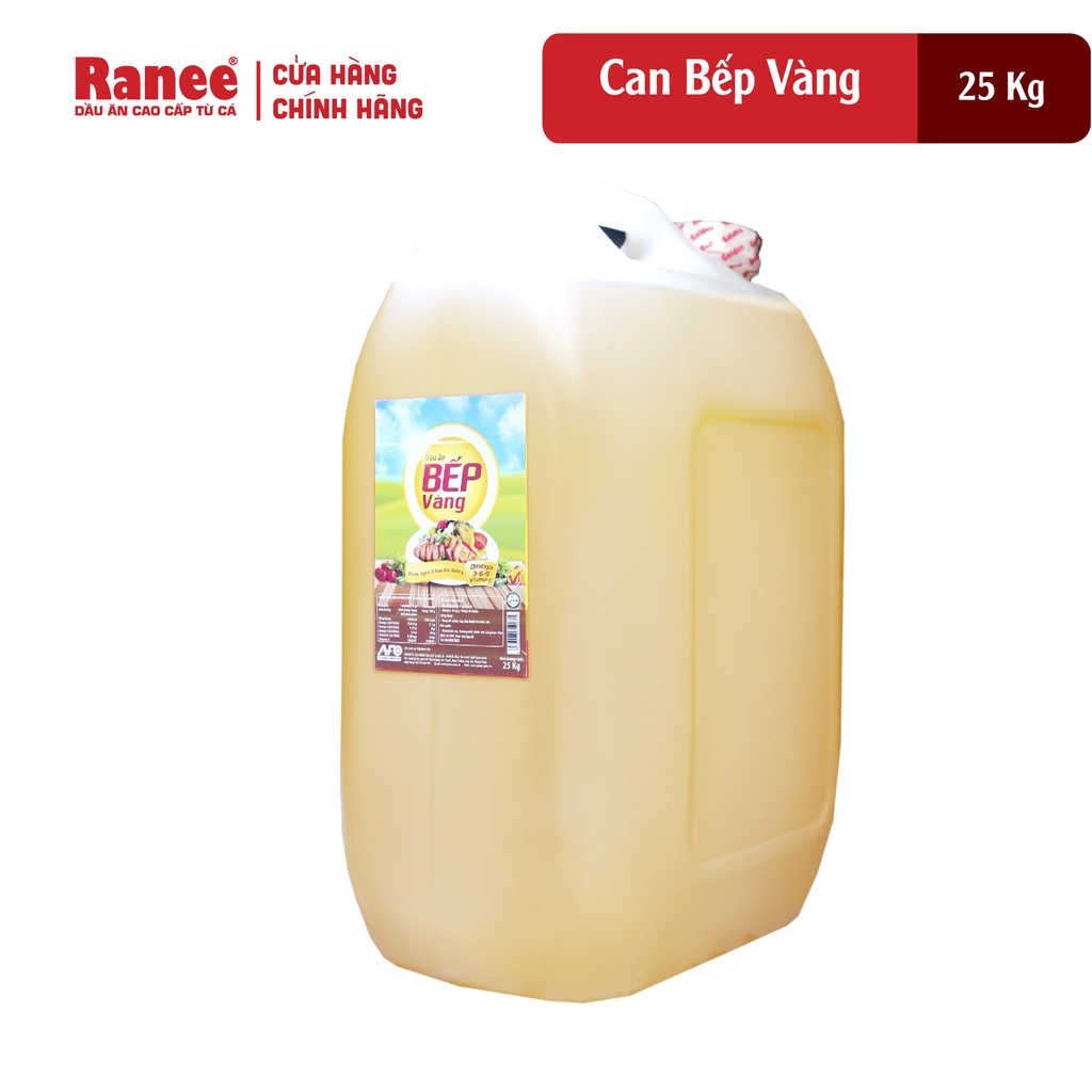 Dầu ăn Bếp Vàng 25kg (27.5 lít)