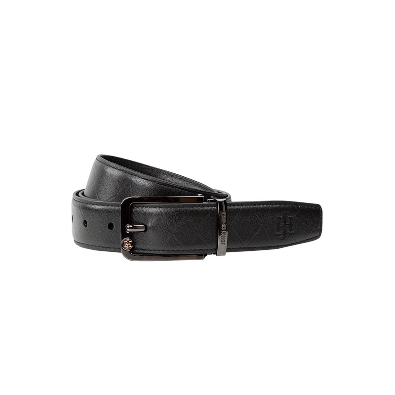 Thắt lưng nam da bò đầu kim , chất liệu 100% da thật John Henry - BE22SS08-HL