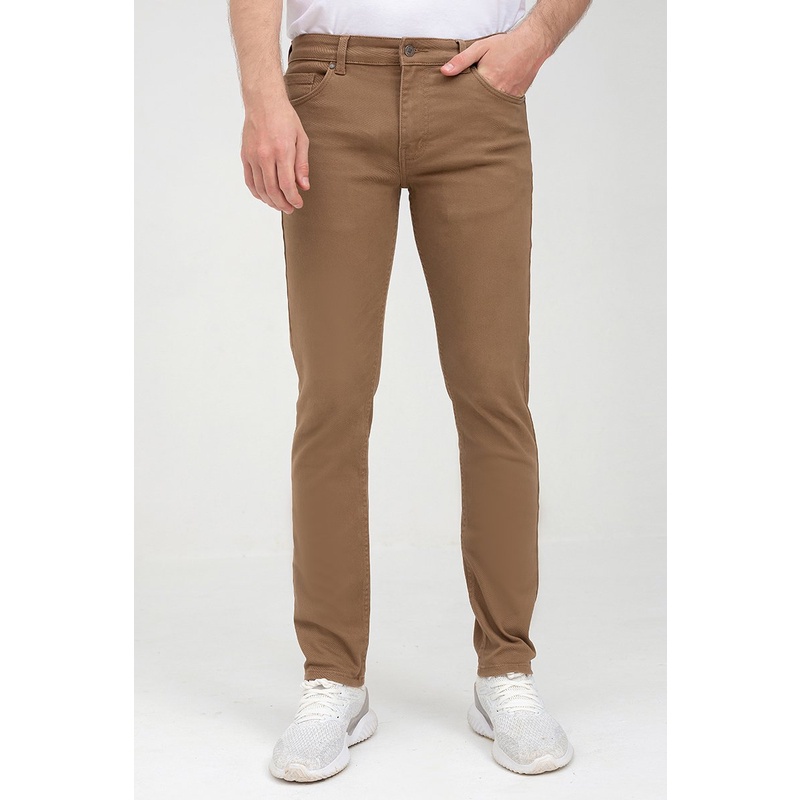 Quần khaki jeans form ôm , thời thượng, chất liệu cao cấp John Henry - KP22SS04-JN
