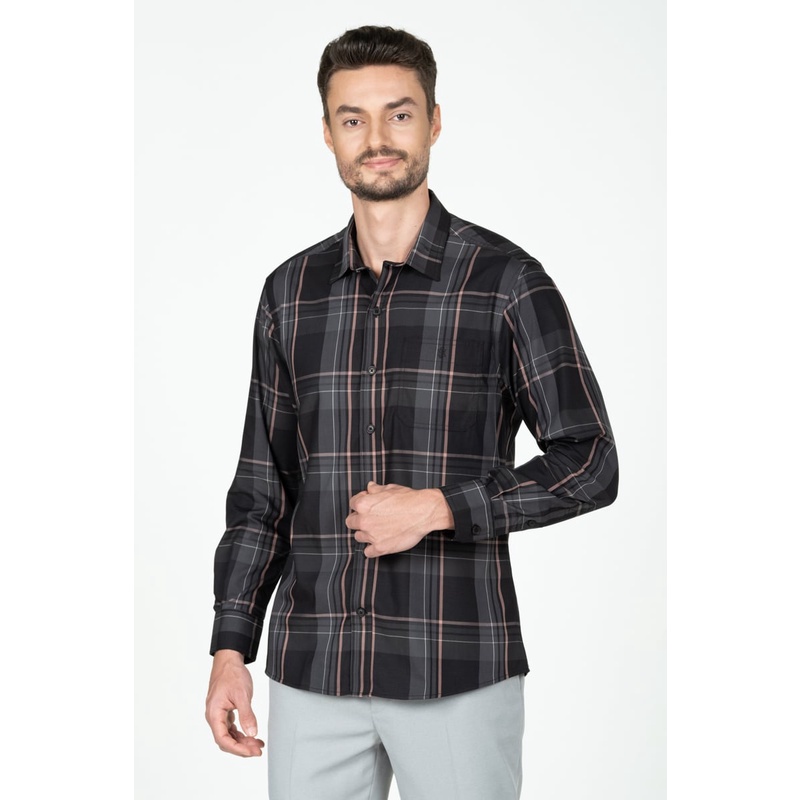 Áo sơ mi nam form ôm tay dài , thời thượng, lịch lãm, chỉn chu John Henry - WS22FH54C-LCBB