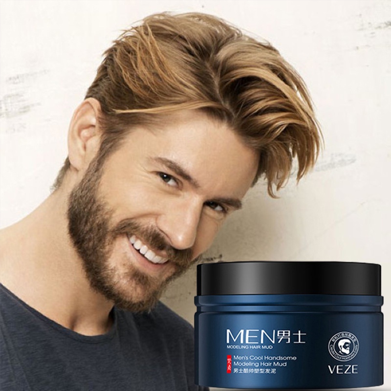 Sáp vuốt tóc nam định hình cho nam，chính hãng , chăm sóc tóc , giữ nếp tóc sáp wax lông 100g