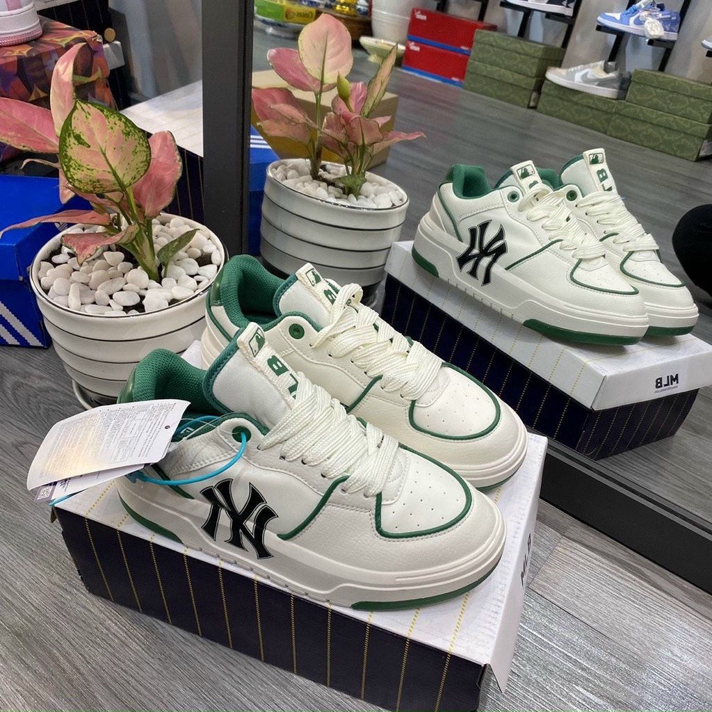 Giày MLB chunky dán HÀNG CAO CẤP MLB Chunky Liner New York Yankees White Black bản mới nhất hót tren 2022 đủ sz 36-43