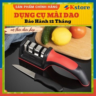 Dụng cụ mài dao kéo bộ mài dao cầm tay 3 rãnh cao cấp