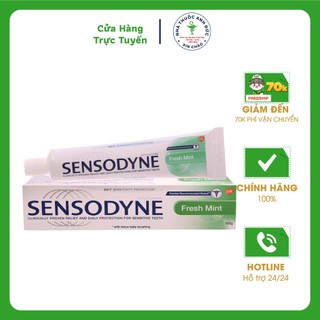 Kem đánh răng Sensodyne Fresh Mint hỗ trợ giảm tình trạng ê buốt răng