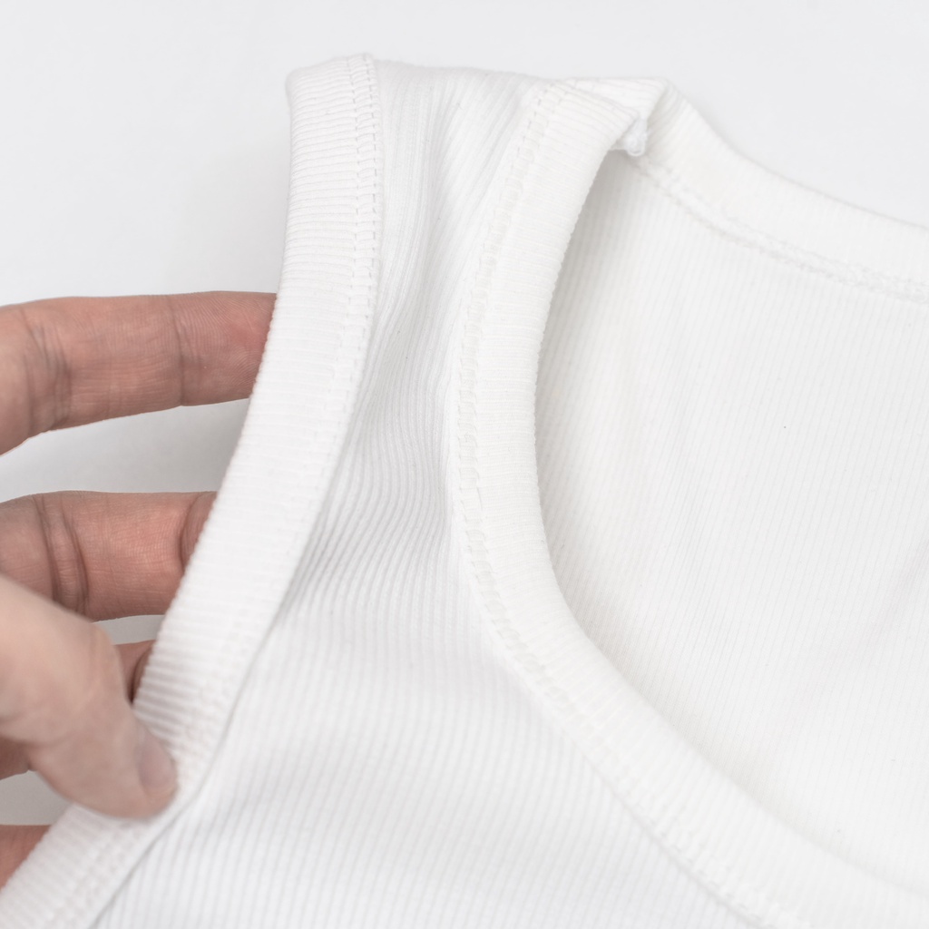 Áo Ba Lỗ Thun Gân Co Giãn Ôm Sát Cơ Thể