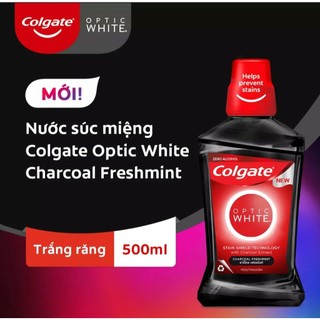 Date T6/2025- Nước súc miệng Colgate diệt 99% vi khuẩn Than hoạt tính / Plax trà xanh và Plax bạc hà 500ml/chai
