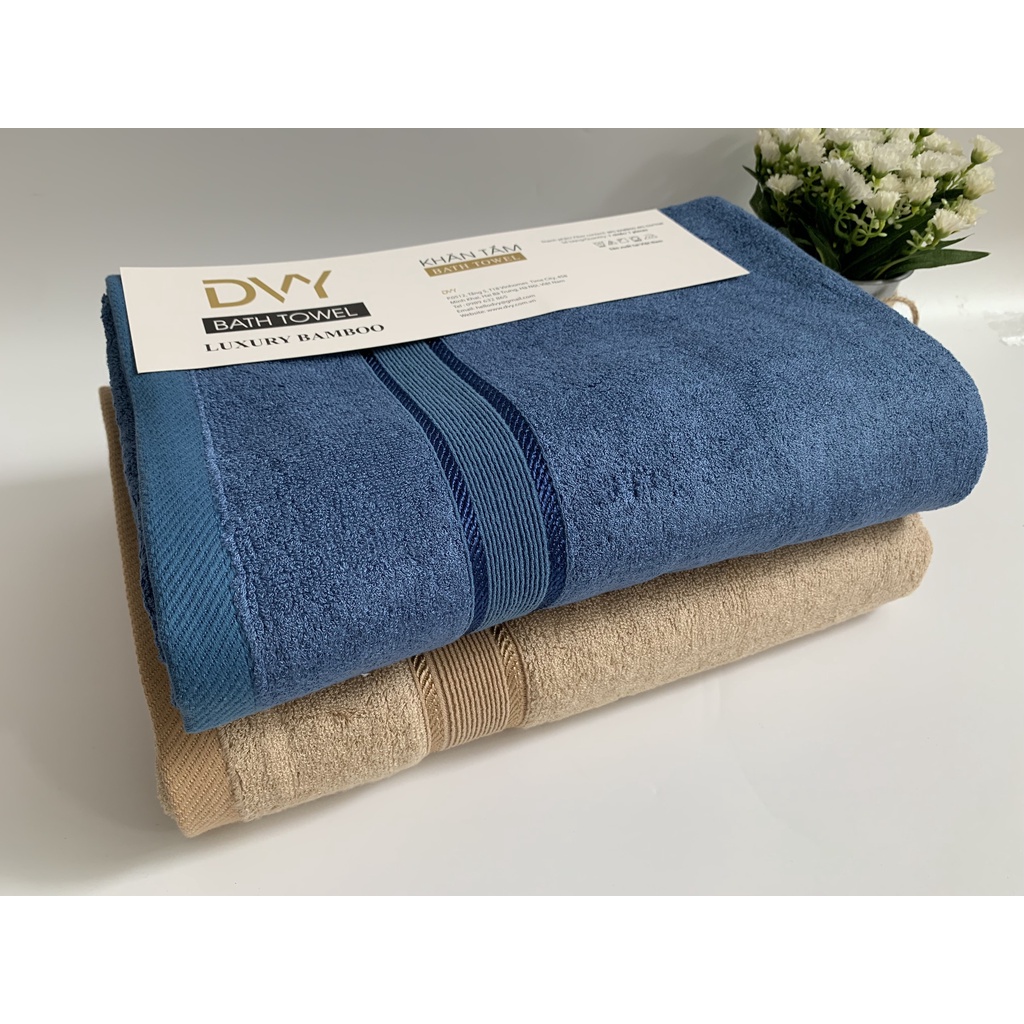 Khăn Tắm Sợi Tre Bamboo 70x140cm -500gr, Quấn Người, Dày Dặn, Mềm Mại, Thấm Hút Tốt