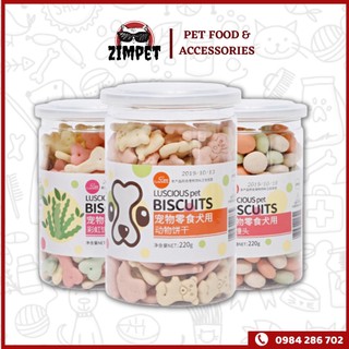 Bánh men sữa cho Chó hộp 100g - Bánh thưởng TaotaoPet hộp 220g Vị sữa