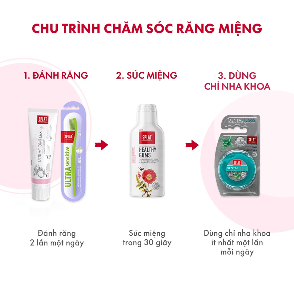 Kem Đánh Răng SPLAT Ultracomplex Tăng Cường Tái Tạo Men Răng, Làm Trắng Cho Răng Nhạy Cảm 100ml