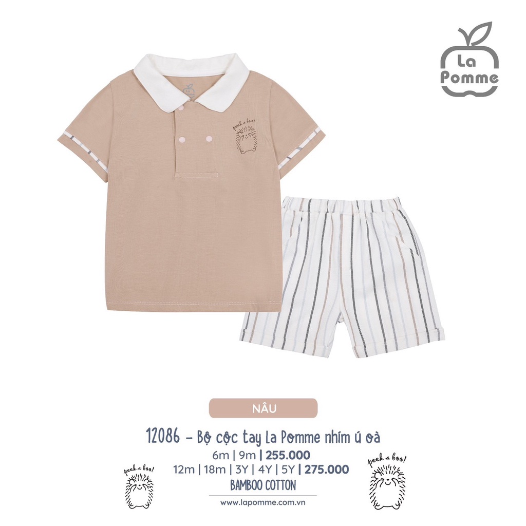 Lapome - Bộ cộc tay Nhím ú òa LP12086