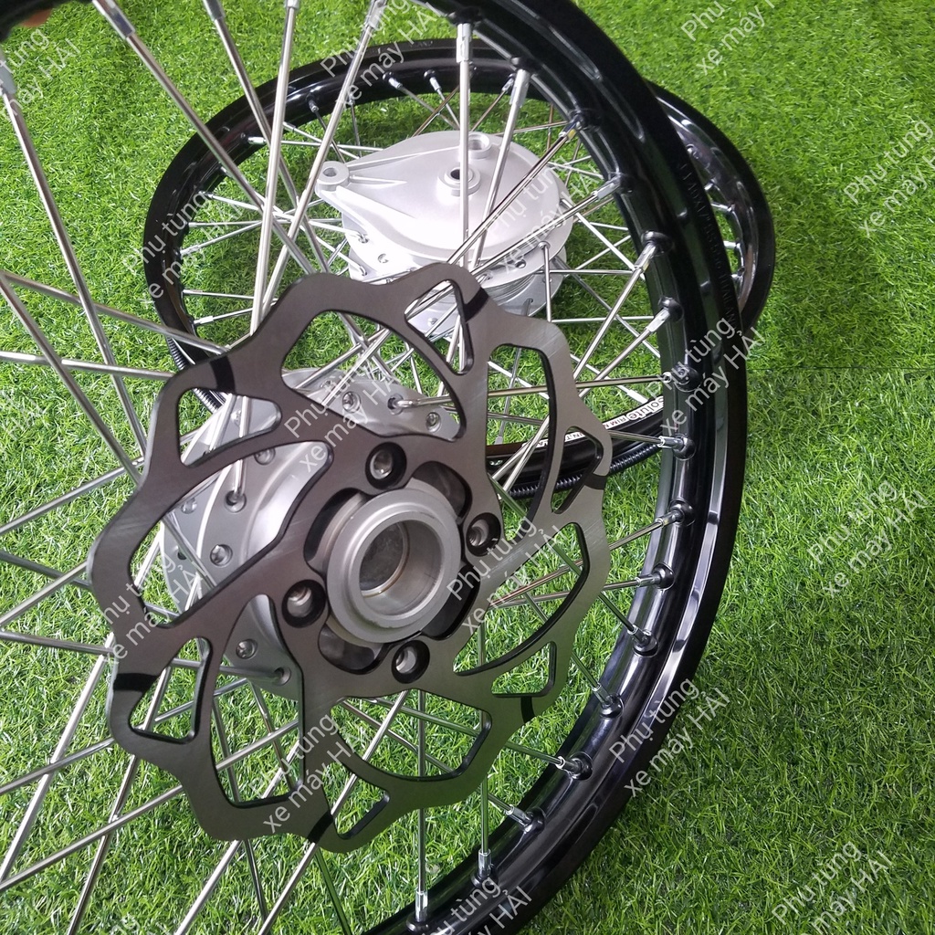 Bánh căm dành cho Sirius 50cc má đùm sau nhỏ niềng nhôm thái lắp như zin không cần chế HTH68 msp 1780