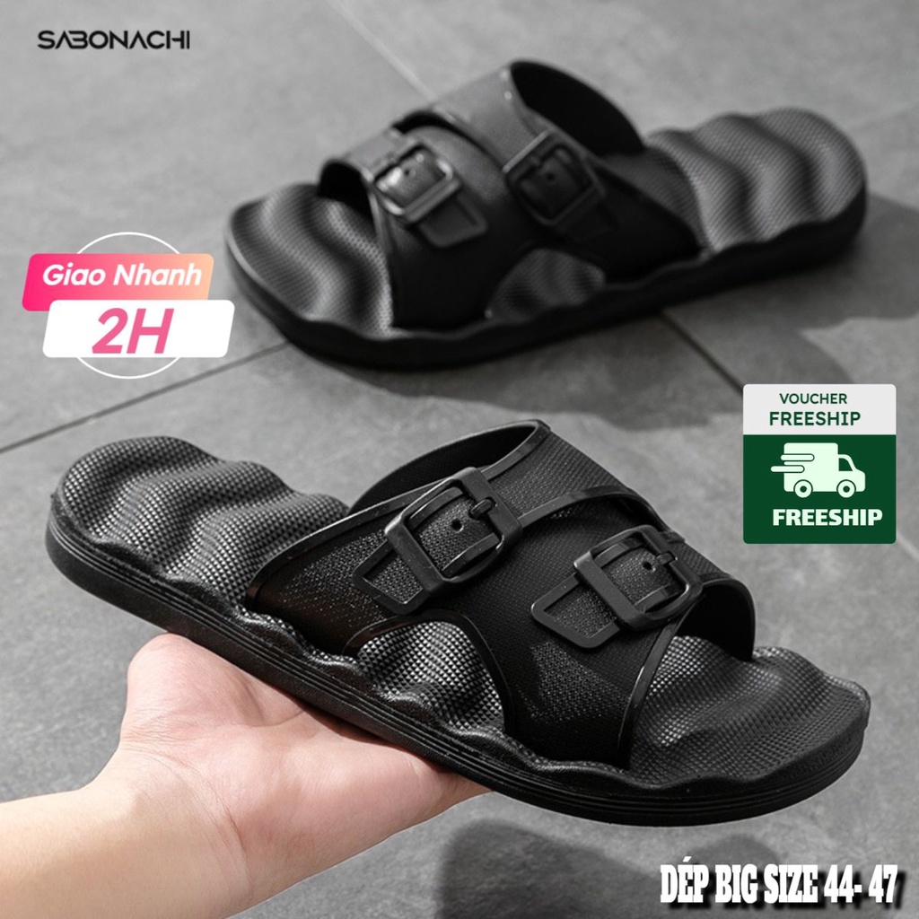 Dép Nam Big Size 44 -47 Đế PU Siêu Êm Chân , Chống Nước Thoải Mái Khi Vận Động