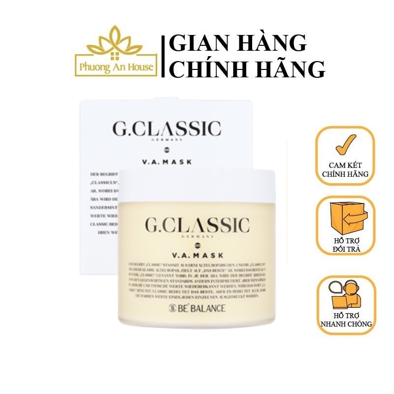 Mặt nạ dưỡng ẩm dạng gel Be'Balance G-Classic Vitamin A Mask phục hồi da, dưỡng trắng Hàn Quốc 200g - PhuongAnHouse