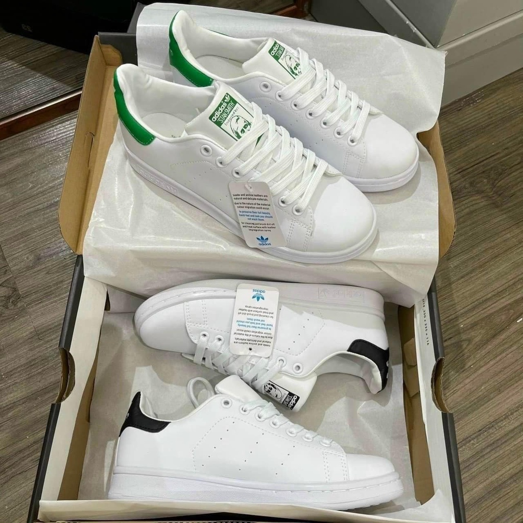 Giày Adidas Stan Smith, Giày Thể Thao Stansmith Bản Cao Cấp Đầy Đủ Phụ Kiện Full Size Nam Nữ