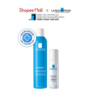 Bộ đôi Xịt khoáng dành cho da dầu mụn La Roche-Posay Serozinc 300ML tặng Nước khoáng làm dịu da 50ML