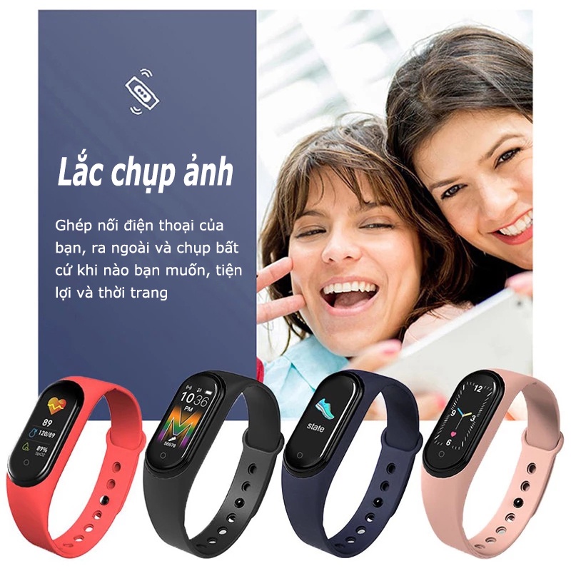 Vòng đeo tay thông minh,Dây Đeo Thông Minh M5,Bị Theo Dõi Sức Khỏe,Mới Thiết Thể Thao Bluetooth Máy Đếm Bước Chân