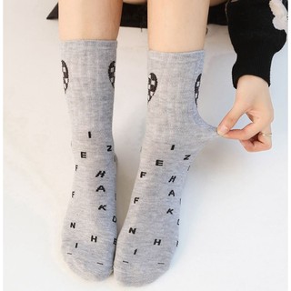 Set 5 Đôi Tất Nữ Cao Cổ Mix Tim Caro