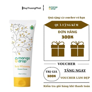 Mango Drop Kem dưỡng da body, nâng tông, làm đều màu và trắng da, không bết, hương xoài  200ml