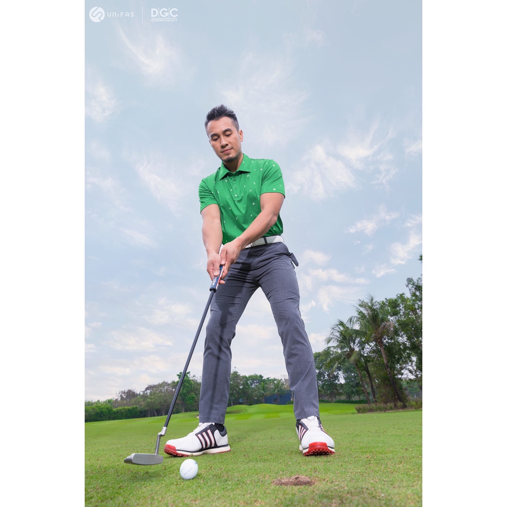 Áo Polo Golf Nam ngắn tay DGCs kiểu dáng Regular Fit năng động, vải Polyester thoáng mát bền đẹp SAPBC17M