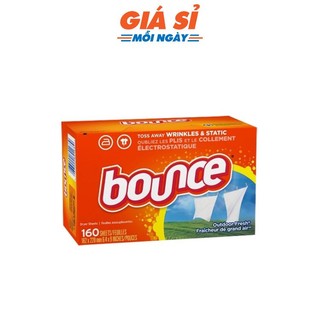 Giấy thơm quần áo bounce mỹ hộp 160 tờ - mỹ