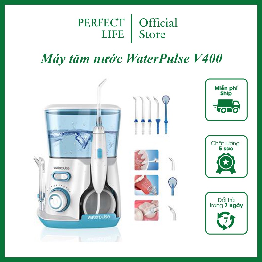 [8L]Máy tăm nước vệ sinh răng miệng Waterpulse V300, máy tăm nước gia đình cao cấp