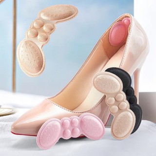 Cặp miếng lót gót giày 4D chống rớt gót, tăng size giày mặt gai bám chân, mặt sau có keo dán PK006