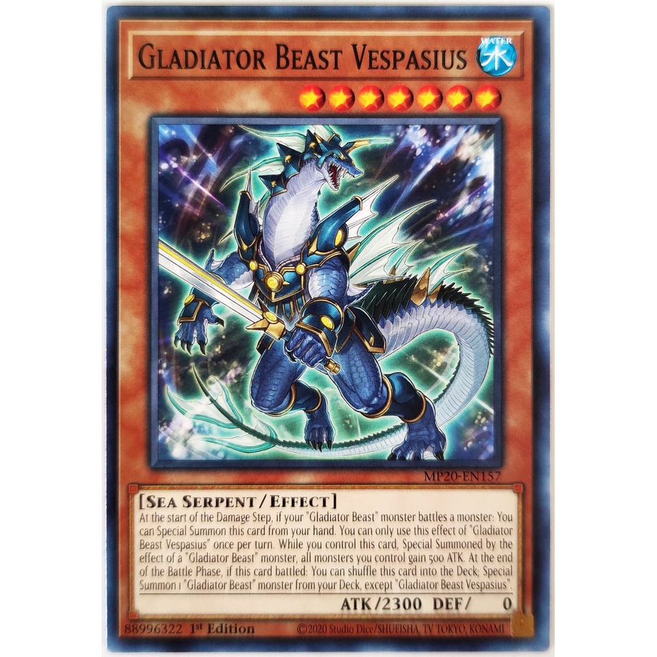 [Thẻ Yugioh] Gladiator Beast Vespasius |EN| Common