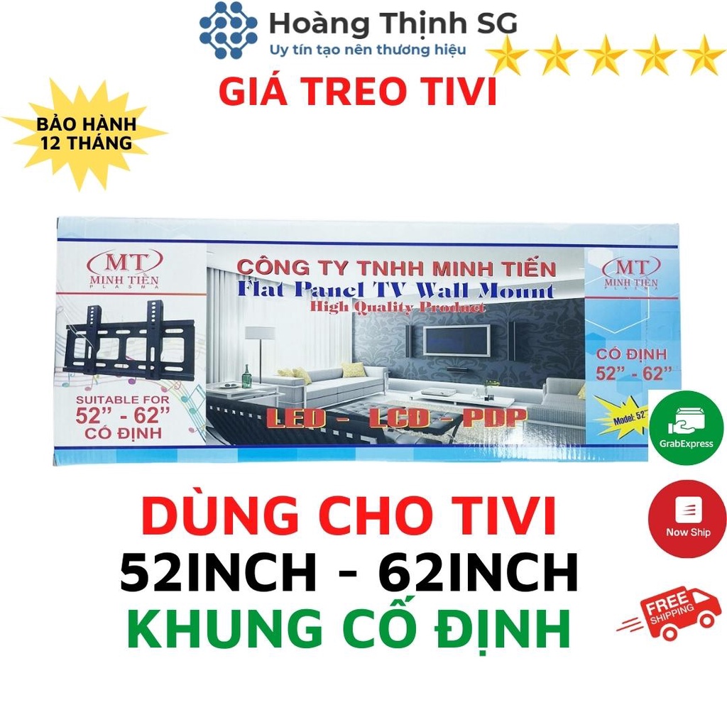 Giá treo tivi 26in-32in cố định, khung treo tivi 37in-42in cố định, giá treo tv 42in-60in
