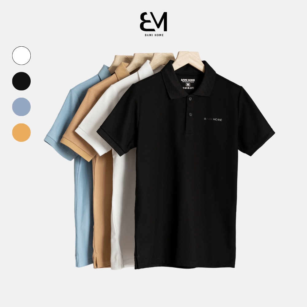 Áo polo nam cổ bẻ cao cấp BAMIHOME vải cá sấu cvc phong cách trẻ trung chuẩn form APL02