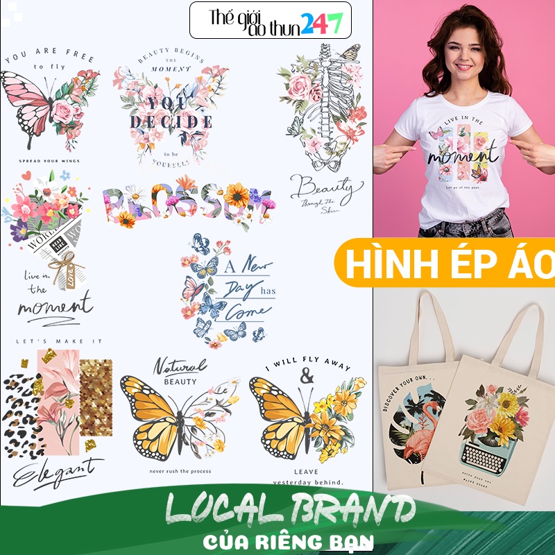 Hoa và Bướm 2 ủi bằng bàn là, bàn ủi