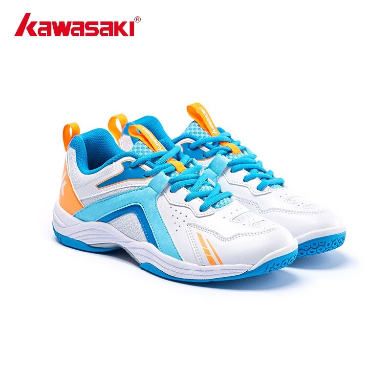 Giày thể thao cầu lông chính hãng kawasaki A3310 mẫu mới đế kếp chống lật cổ chân có 2 màu lựa chọn cho cả nam và nữ