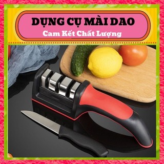 Dụng cụ mài dao kéo bộ mài dao cầm tay 3 rãnh cao cấp