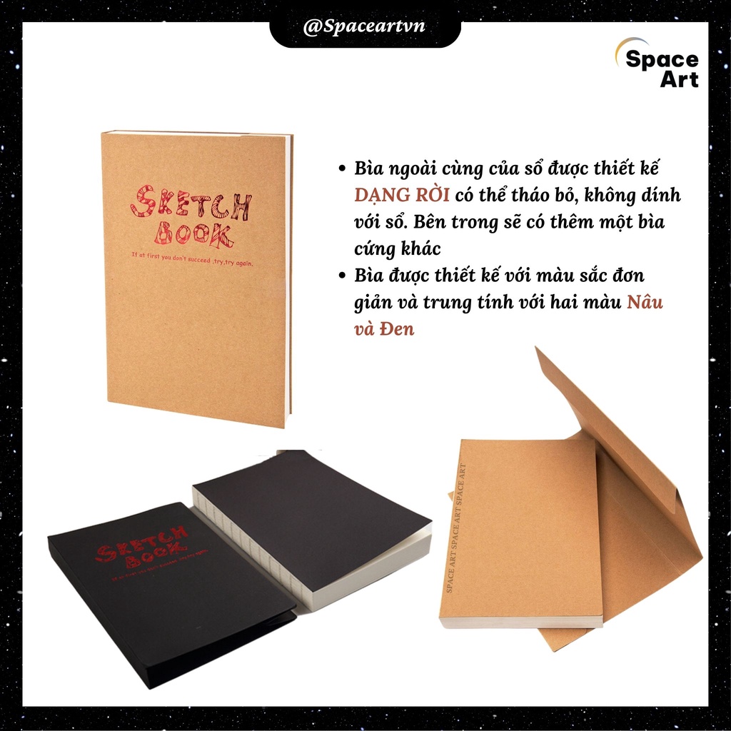 Sổ Vẽ Chì Remember Sketchbook Zen Art 100gsm