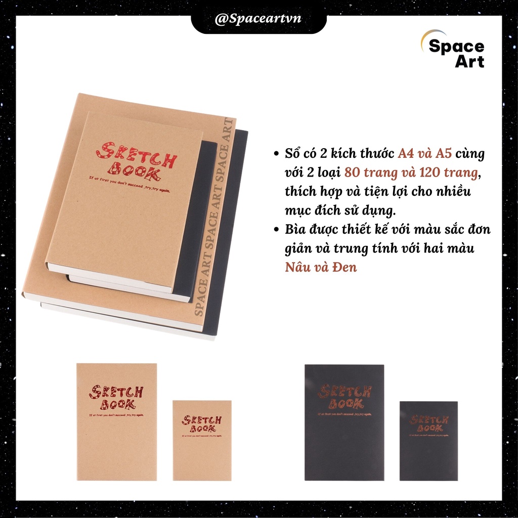 Sổ Vẽ Chì Remember Sketchbook Zen Art 100gsm