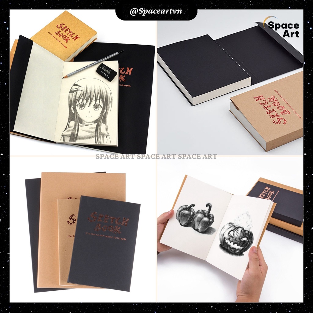 Sổ Vẽ Chì Remember Sketchbook Zen Art 100gsm