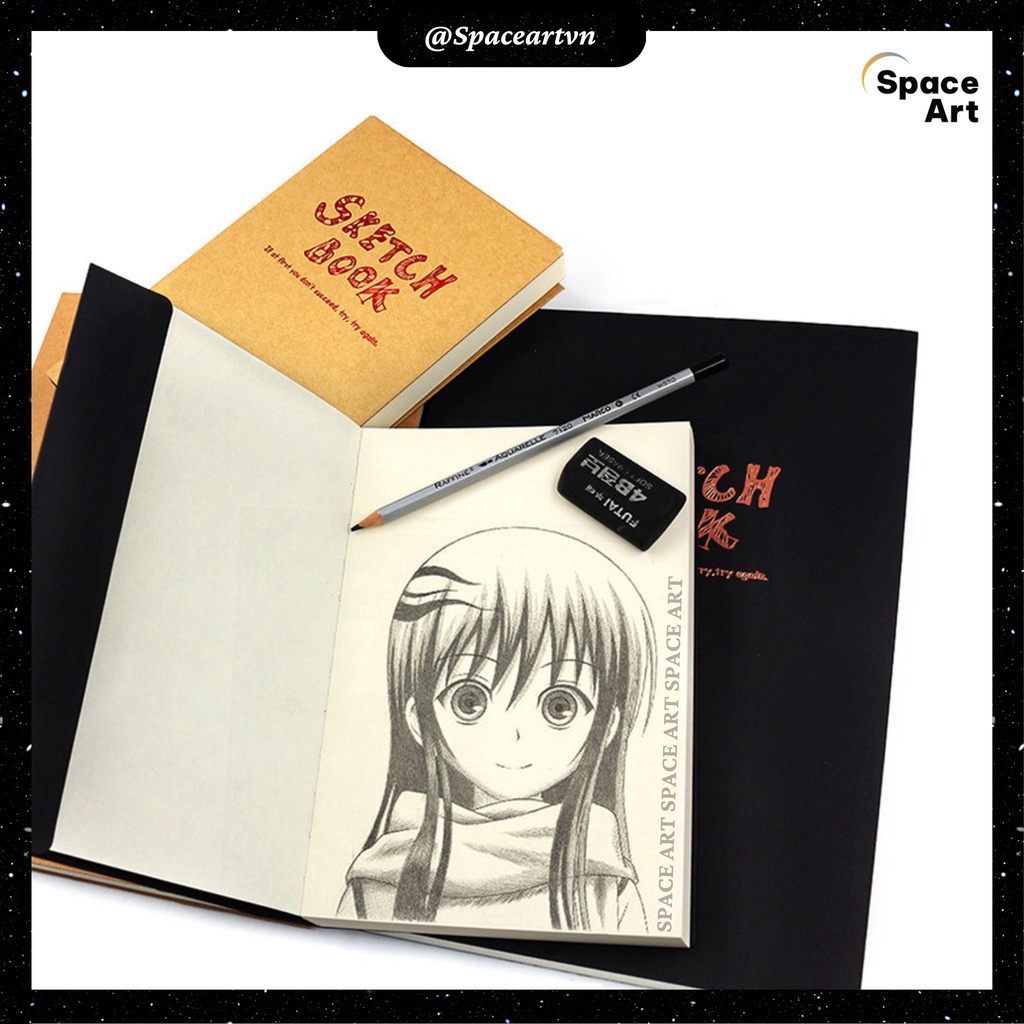 Sổ Vẽ Chì Remember Sketchbook Zen Art 100gsm