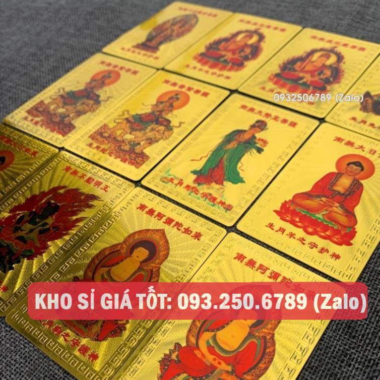 Kim Bài Phật Bản Mệnh 12 con giáp - ĐÃ KHAI QUANG