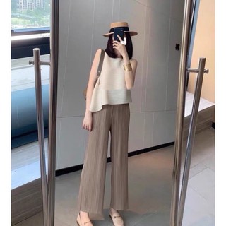 Quần Ống Suông Dập Li dài 100cm dễ phối đồ -HVS