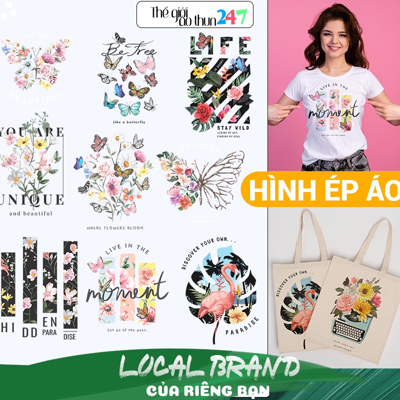 Hoa và Bướm 4 ủi bằng bàn là, bàn ủi