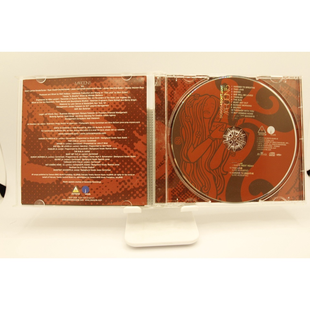 CD gốc Maroon 5- Songs About Jane