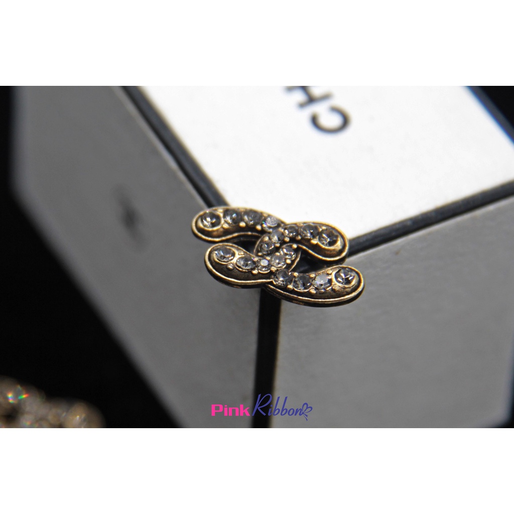 Charm chữ X đá ghi cao cấp 10*18mm