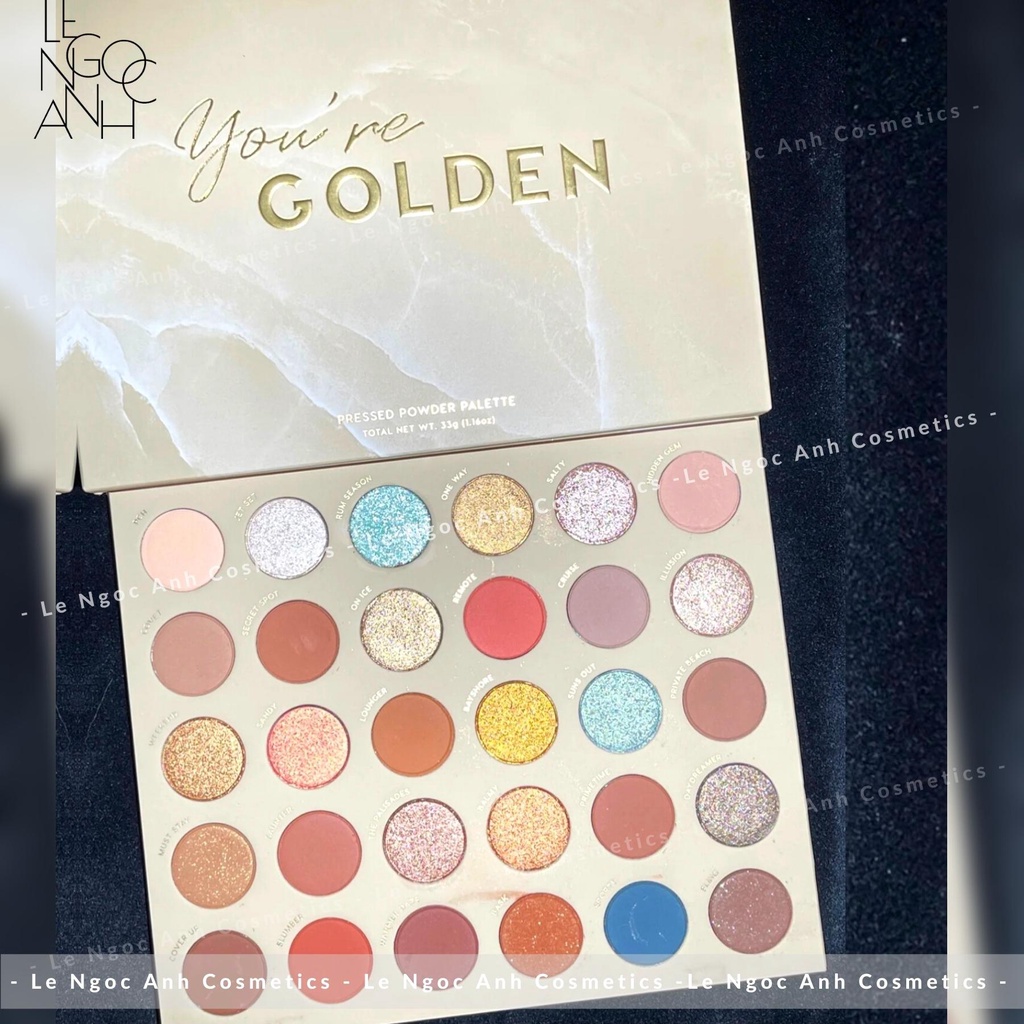 Bảng màu mắt Colourpop you’re golden 30 ô