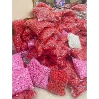 hoa xốp gắn gấu