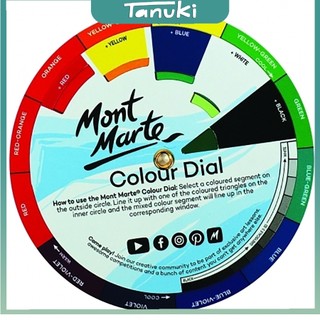 Bảng hướng dẫn pha màu Mont Marte.