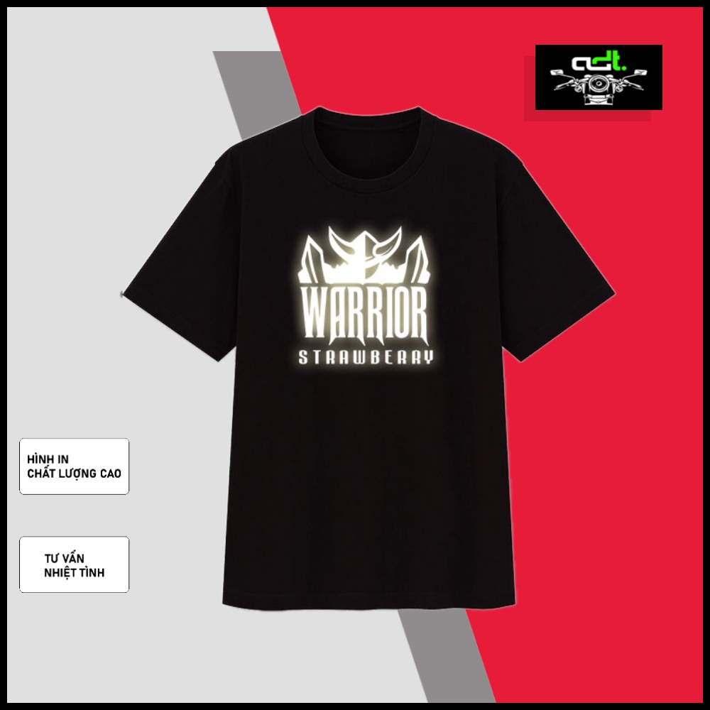 Áo thun Energy drink Warrior phản quang chất đẹp