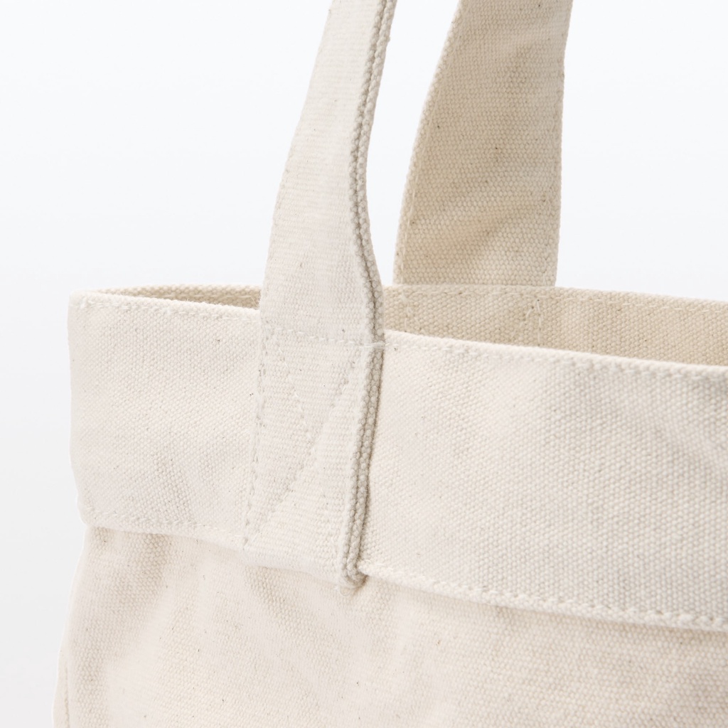 Muji Túi Tote Dáng Cao Vải Canvas Cotton Ấn Độ