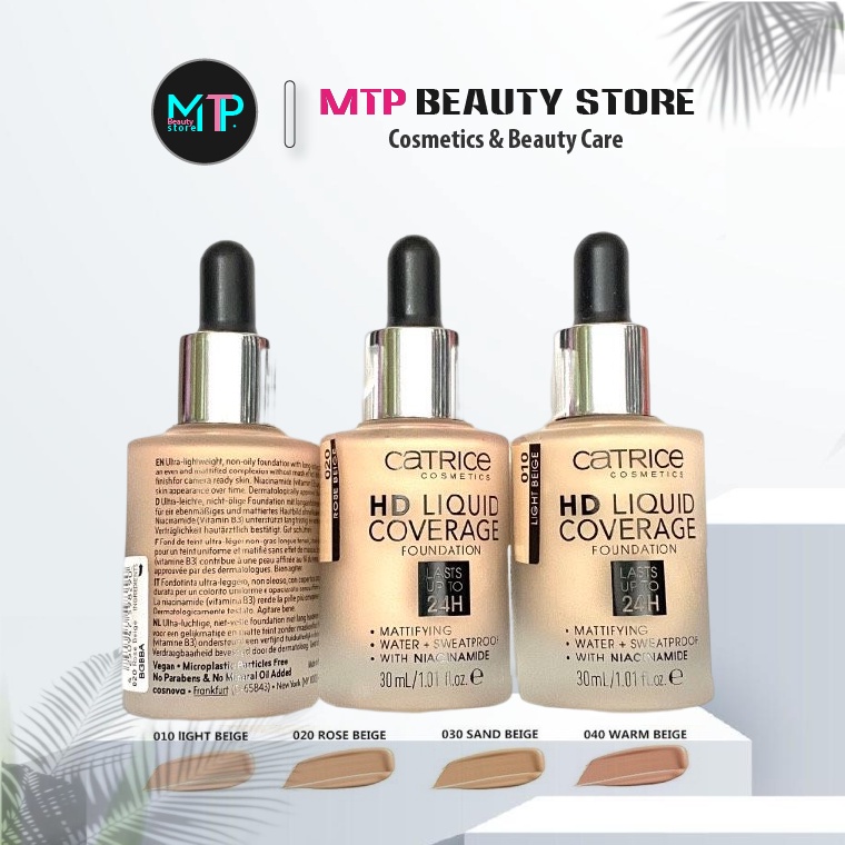 Kem nền Catrice HD Liquid Coverage Foundation