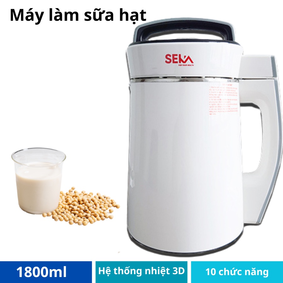 Máy xay sữa hạt seka đa năng 1800 ml, lỗi 1 đổi 1