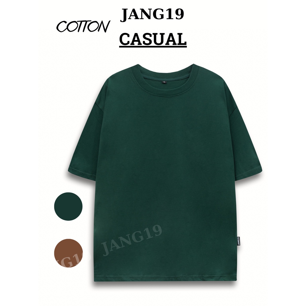 Áo Thun UNISEX form rộng tay lỡ  Cotton Thương Hiệu Jang
