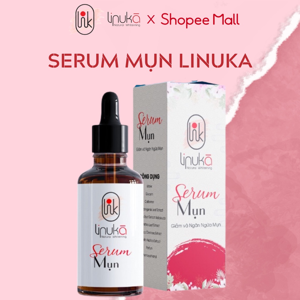 Serum mụn giảm thâm ngừa mụn phục hồi sáng da LINUKA